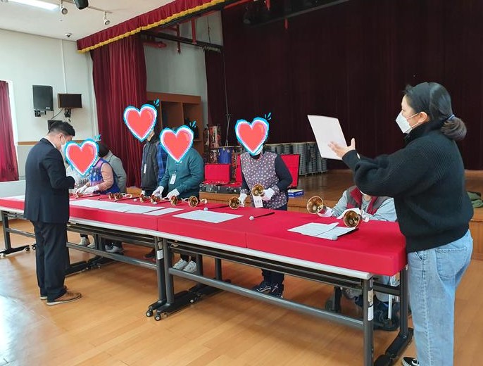 [기획홍보]핸드벨동아리 활동 진행