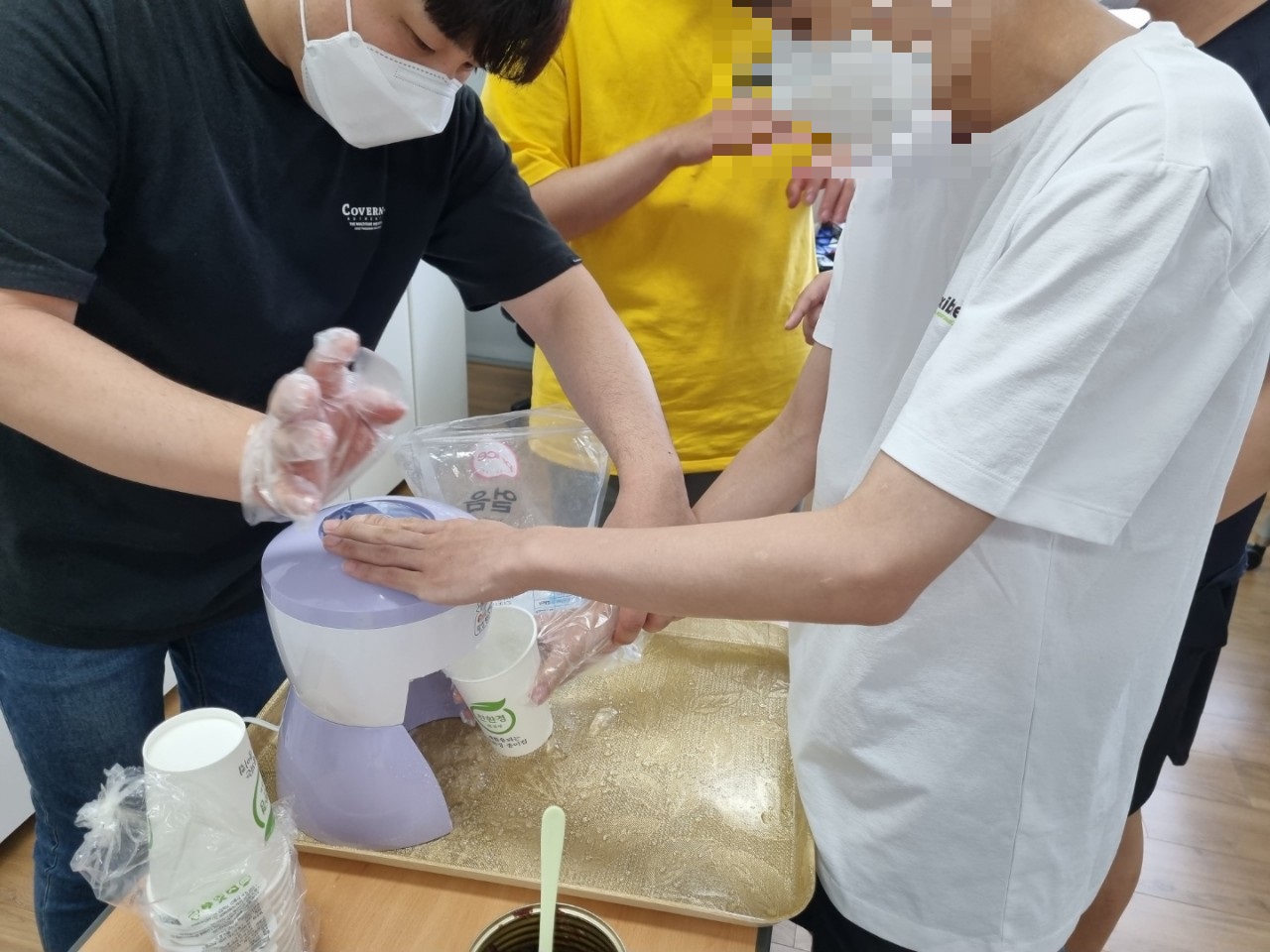 [늘푸른동산]7월요리활동 빙수만들기