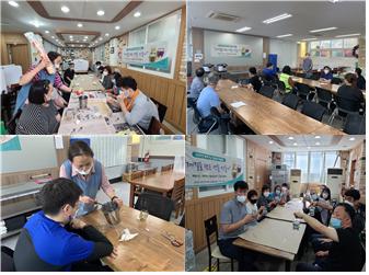 [열린일터] 찾아가는 맞춤형 체험서비스 '계절을 담은 캔들' 체험프로그램 실시